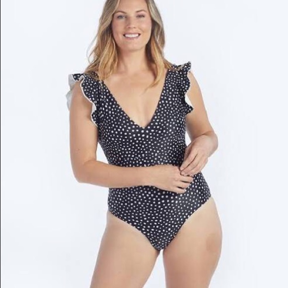 Summersalt Ruffle Backflip polka Dot Size 10